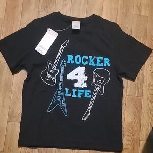 Gymboree Black and Blue Rocker Tees Short Sleeve (AB1)